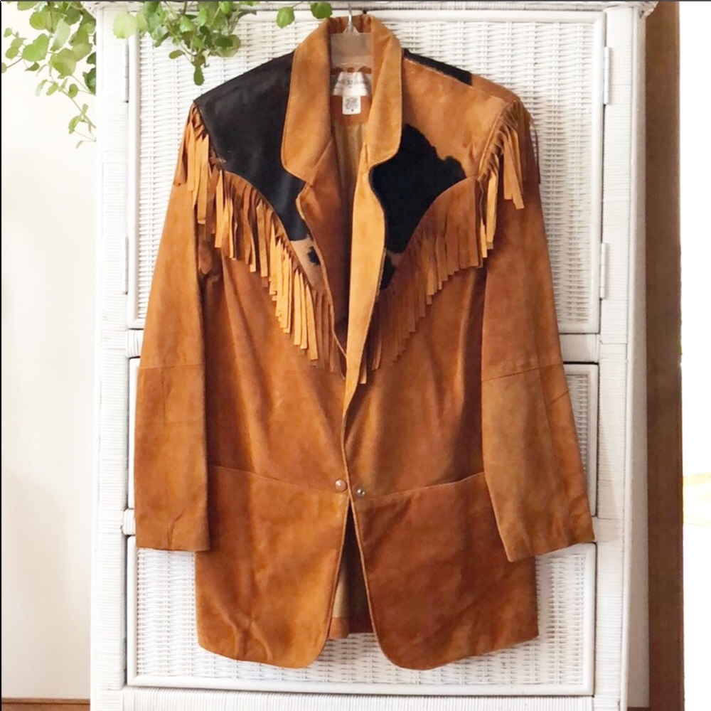 Western fringe jacket